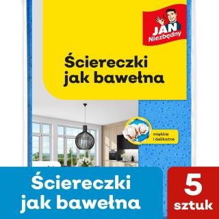 Jan Niezbędny Ściereczki jak Bawełna 1 Op. - 5 Szt.