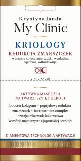 Janda My Clinic Kriology Aktywna Maseczka Na Twarz,Szyję I Dekolt - Redukcja Zmarszczek 8ml