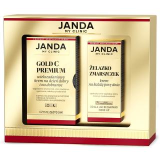 Janda My Clinic Zestaw prezentowy Gold C Premium Krem + Żelazko Zmarszczek