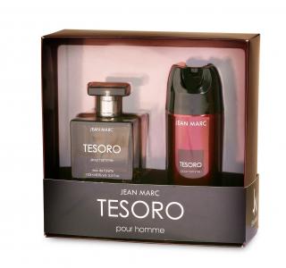 Jean Marc Tesoro Zestaw Męski Woda Toaletowa 100 ml + Dezodorant 150 ml