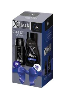 Jean Marc X-Black Zestaw Dezodorant 150 ml + Żel pod Prysznic 300 ml