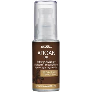 Joanna Argan Oil Jedwabisty Eliksir Regenerujący do Włosów 30 ml