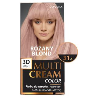 Joanna Multi Cream Color Farba do Włosów nr 31.5 Różany Blond