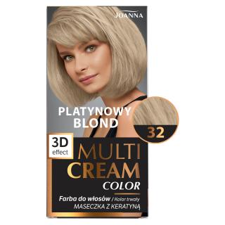 Joanna Multi Cream Color Farba do Włosów nr 32 Platynowy Blond