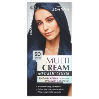 Joanna Multi Cream Metallic Color Farba do Włosów nr 42.5 Granatowa Czerń