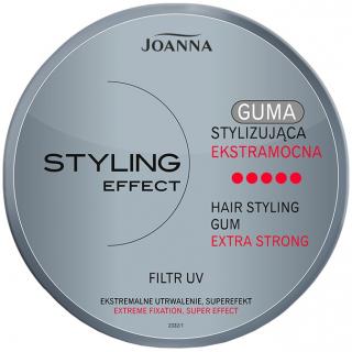 Joanna Styling Effect Guma Stylizująca do Włosów Ekstramocna Srebrna 100 g