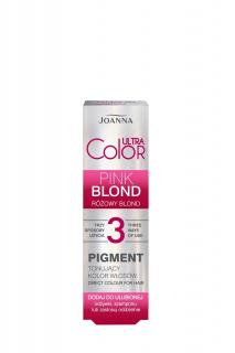 Joanna Ultra Color Pigment Tonujący Kolor Włosów - Pink Blond (Różowy Blond) 100ml