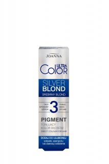 Joanna Ultra Color Pigment Tonujący Kolor Włosów - Silver Blond (Srebrny Blond) 100ml