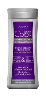 Joanna Ultra Color Srebrna Odżywka Do Włosów Eliminująca Żółtawy Odcień - Srebrne I Popielate Odcienie Blond 200g