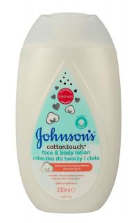Johnson`S Baby Cotton Touch Mleczko Do Twarzy I Ciała Dla Dzieci 300ml