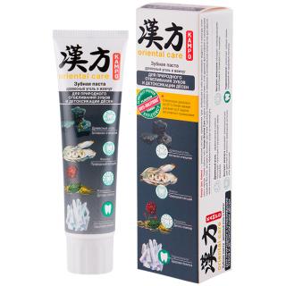 KAMPO ORIENTAL CARE Pasta do Zębów z Węglem Drzewnym i Perłami Wybielanie Zębów 100 g