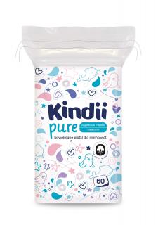 Kindii Baby Sensitive Płatki Kosmetyczne 60 Szt.