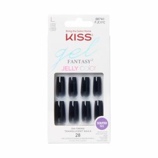 Kiss Sztuczne Paznokcie Gel Fantasy - Jelly Color (Rozmiar L) 1op.(28szt)