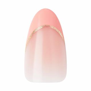 Kiss Sztuczne Paznokcie na Klej Voguish Fantasy French Pink French Tips Medium Almond Shape