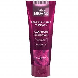 L Biotica Biovax Glamour Intensywnie Nawilżający Szampon Perfect Curls Therapy - Do Włosów Kręconych i Falowanych 200ml