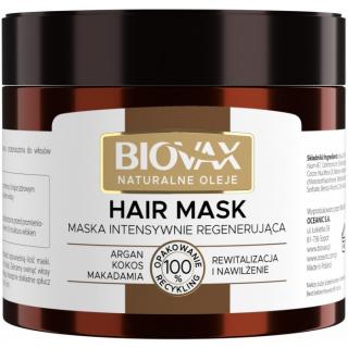 L`Biotica Biovax Hair Mask Maska Do Włosów Intensywnie Regenerująca - Naturalne Oleje 250ml