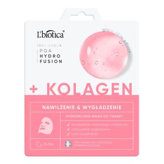 L`Biotica PGA Hydr Fusion + Kolagen Hydrożelowa Maska do Twarzy Nawilżenie i Wygładzenie