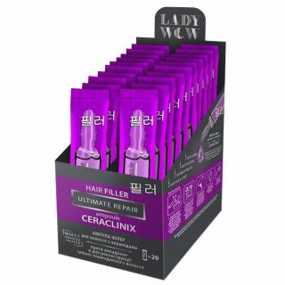 Lady Wow Hair Filler Ampułka Ceramidowa do Włosów - Regeneracja Saszetka 15ml - 1szt.