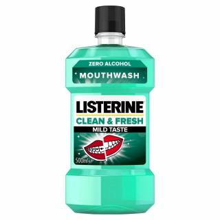 Listerine Clean Fresh Płyn do Płukania Jamy Ustnej Mild Taste 500ml