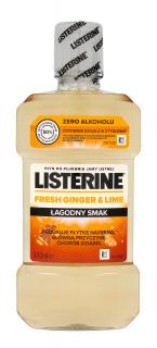 Listerine Ginger Lime Płyn Do Płukania Jamy Ustnej Łagodny Smak 500ml