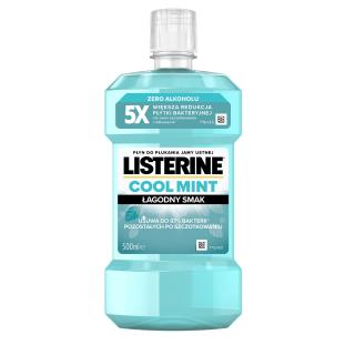 Listerine Płyn do Płukania Jamy Ustnej Cool Mint Łagodny Smak 500ml