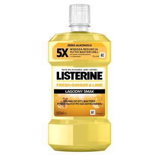 Listerine Płyn do Płukania Jamy Ustnej Ginger  Lime 500ml