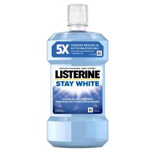 Listerine Płyn do Płukania Jamy Ustnej Stay White 500ml