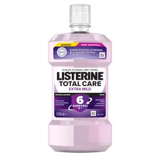 Listerine Płyn do Płukania Jamy Ustnej Total Care Extra Mild 500ml