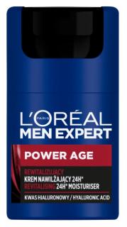 Loreal Men Expert Power Age Rewitalizujący Krem Nawilżający 24h Dla Mężczyzn 50ml