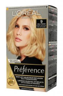 Loreal Preference Farba Do Włosów Nr 9 Hollywood - Bardzo Jasny Blond 1op.