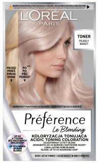 Loreal Preference Le Blonding Toner Koloryzujący do Włosów Blond - Pearly Boost 1op.