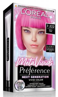 Loreal Preference Metavivids Farba do Włosów 7.222 Pink