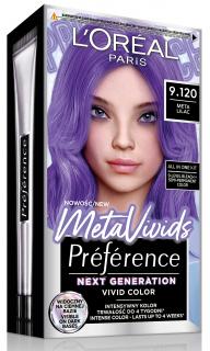 Loreal Preference Metavivids Farba do Włosów 9.120 Lilac