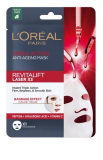 Loreal Revitalift Laser X3 Maska Przeciwzmarszczkowa W Płacie 1szt