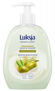 Luksja Creamy Soft Odżywcze Kremowe Mydło W Płynie Oliwka I Jogurt 500ml