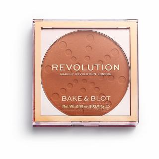 Makeup Revolution Bake Blot Puder Prasowany Orange 5.5g