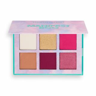 Makeup Revolution Power Shadow Palette Paletka Cieni Do Powiek (6) Manifest Boo 1szt