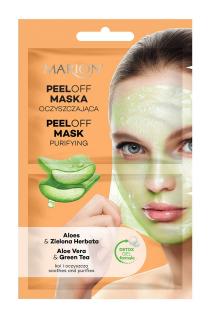Marion Maska Do Twarzy Peel-Off Oczyszczająca - Aloes Zielona Herbata 18ml