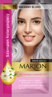 Marion Szampon Koloryzujący 4-8 Myć Nr 71 Srebrny Blond 40ml