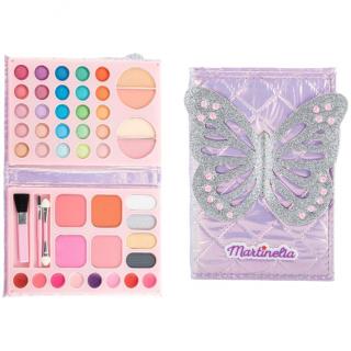 MARTINELIA Ekskluzywny Duży Zestaw do Makijażu dla Dzieci Shimmer Wings Beauty Book