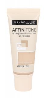 Maybelline Affinitone Podkład Nr 02 Light Porcelain - Tuba 30ml