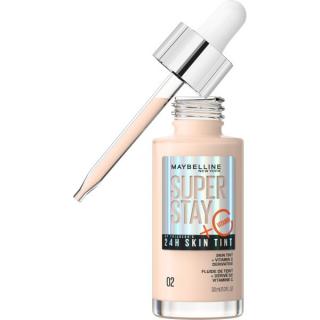 MAYBELLINE Super Stay 24H Skin Tint Rozświetlający Podkład do Twarzy z Witaminą C nr 02 - 30ml