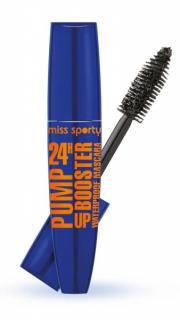 Miss Sporty Maskara Do Rzęs Pump Up Booster 24h Wodoodporna Czarna 12ml