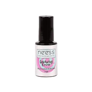 Neess Baza kauczukowa Do Lakierów Hybrydowych Gummy Cover - Rose 4ml