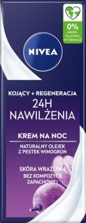 Nivea 24H Nawilżenia Kojąco Regenerujący Krem na Noc 50ml