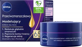 Nivea 65+ Modelujący Krem Przeciwzmarszczkowy Na Noc 50ml