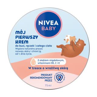 Nivea Baby Mój Pierwszy Krem do Buzi Rączek i Ciała 75ml