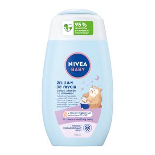 Nivea Baby Żel 2w1 do Mycia Ciała i Włosów na Dobranoc 200ml