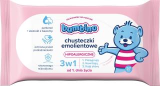 Nivea Bambino Chusteczki Emolientowe 3w1 Hipoalergiczne 1 x 57szt.