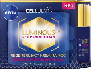 Nivea Cellular Luminous 630 Regenerujący Krem Przeciw Przebarwieniom Na Noc 50ml